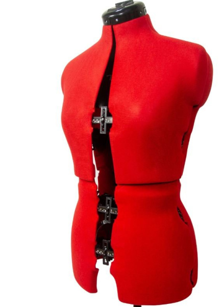 Манекен портновский раздвижной Hemline M (48-54) красный