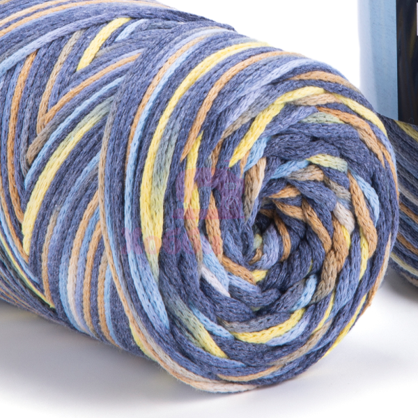 Пряжа для ручного вязания YarnArt Macrame Cotton VR 250 гр цвет 915