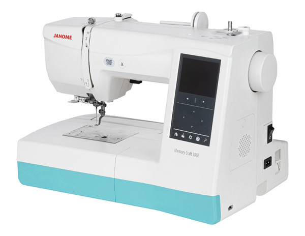 Вышивальная машина Janome Memory Craft 100E Turquoise Blue в интернет-магазине Hobbyshop.by по разумной цене