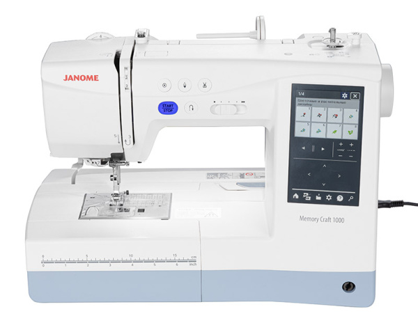 Швейно-вышивальная машина Janome Memory Craft 1000 Smoky Blue в интернет-магазине Hobbyshop.by по разумной цене