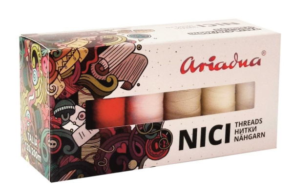 Набор ниток Ariadna Standart Base TALIA 120 (12x200м)