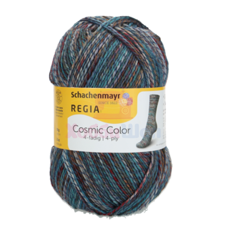 Пряжа для ручного вязания Schachenmayr Regia Color 4ply 100 гр цвет 01246