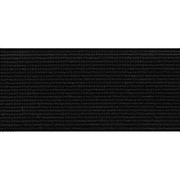 Эластичная лента (резинка) LENTA 25 мм × 1 м 8С686Ч-Г50, черная