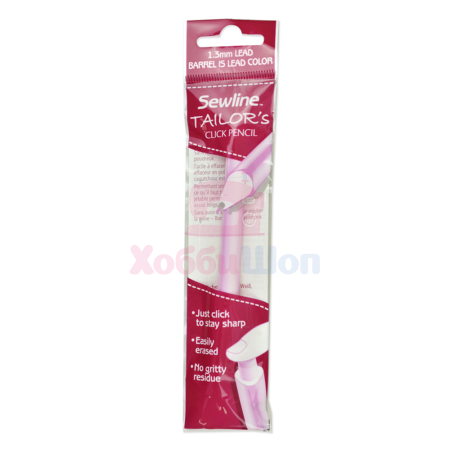 Карандаш для ткани автоматический розовый Sewline FAB50046