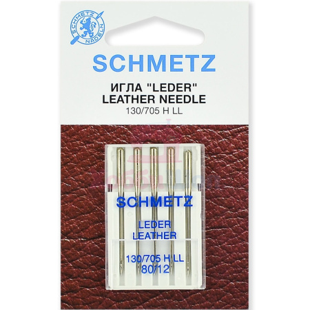 Набор игл кожа SCHMETZ LEDER LEATHER CUIR №80 (5 шт.) в интернет-магазине Hobbyshop.by по разумной цене