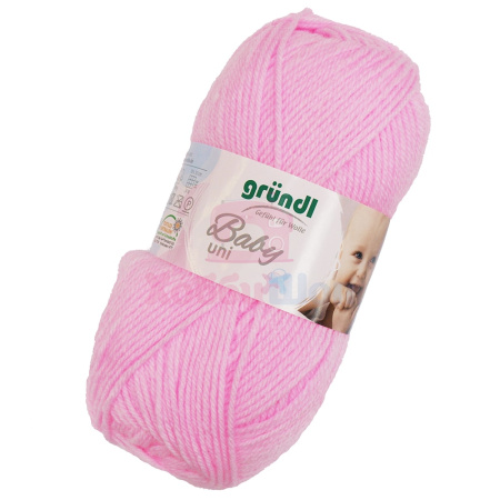 Пряжа для ручного вязания Gruendl Baby uni 50 гр цвет 07