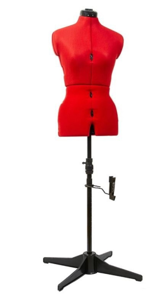 Манекен портновский раздвижной Hemline M (48-54) красный