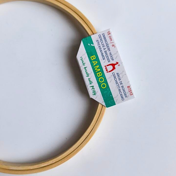 Пяльцы для вышивания из бамбука 15 см Pony 87313