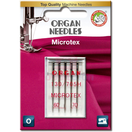 Набор игл ORGAN Microtex №60-70 (5 шт.) в интернет-магазине Hobbyshop.by по разумной цене