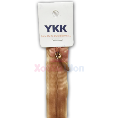 Молния 20 см потайная неразъемная YKK карамель 188