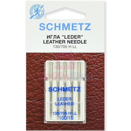 Набор игл кожа SCHMETZ LEDER LEATHER CUIR №100 (5 шт.) в интернет-магазине Hobbyshop.by по разумной цене