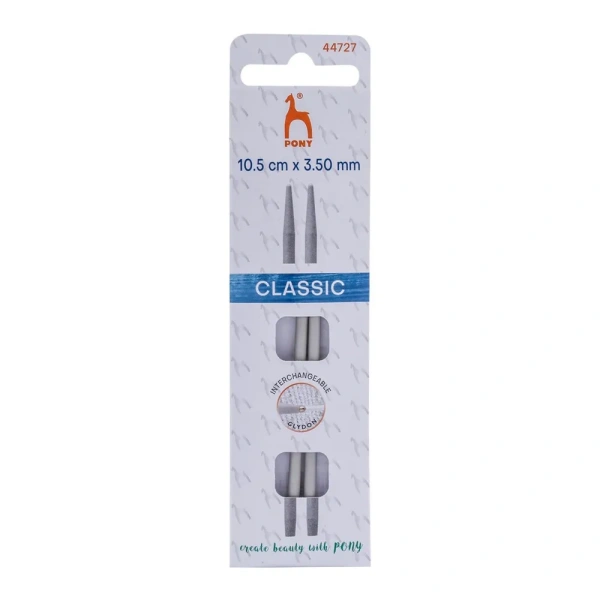 Спицы съёмные Classic 3,5 мм x 14 см 2 шт Pony 44747