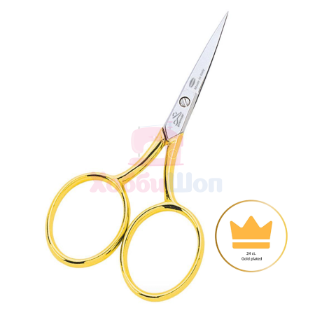Ножницы вышивальные с золотыми ручками ORO Premax 11,5 см V11130412D 