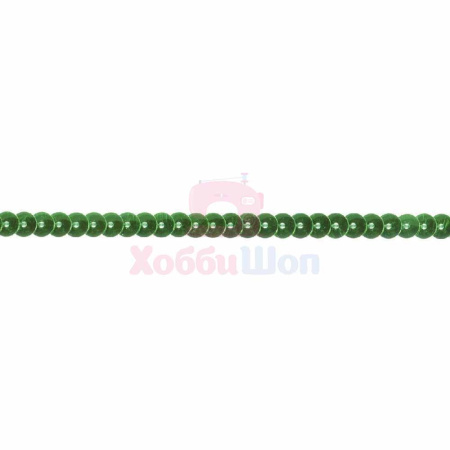 Тесьма с пайетками зеленый 6 мм × 3 м Prym 916657